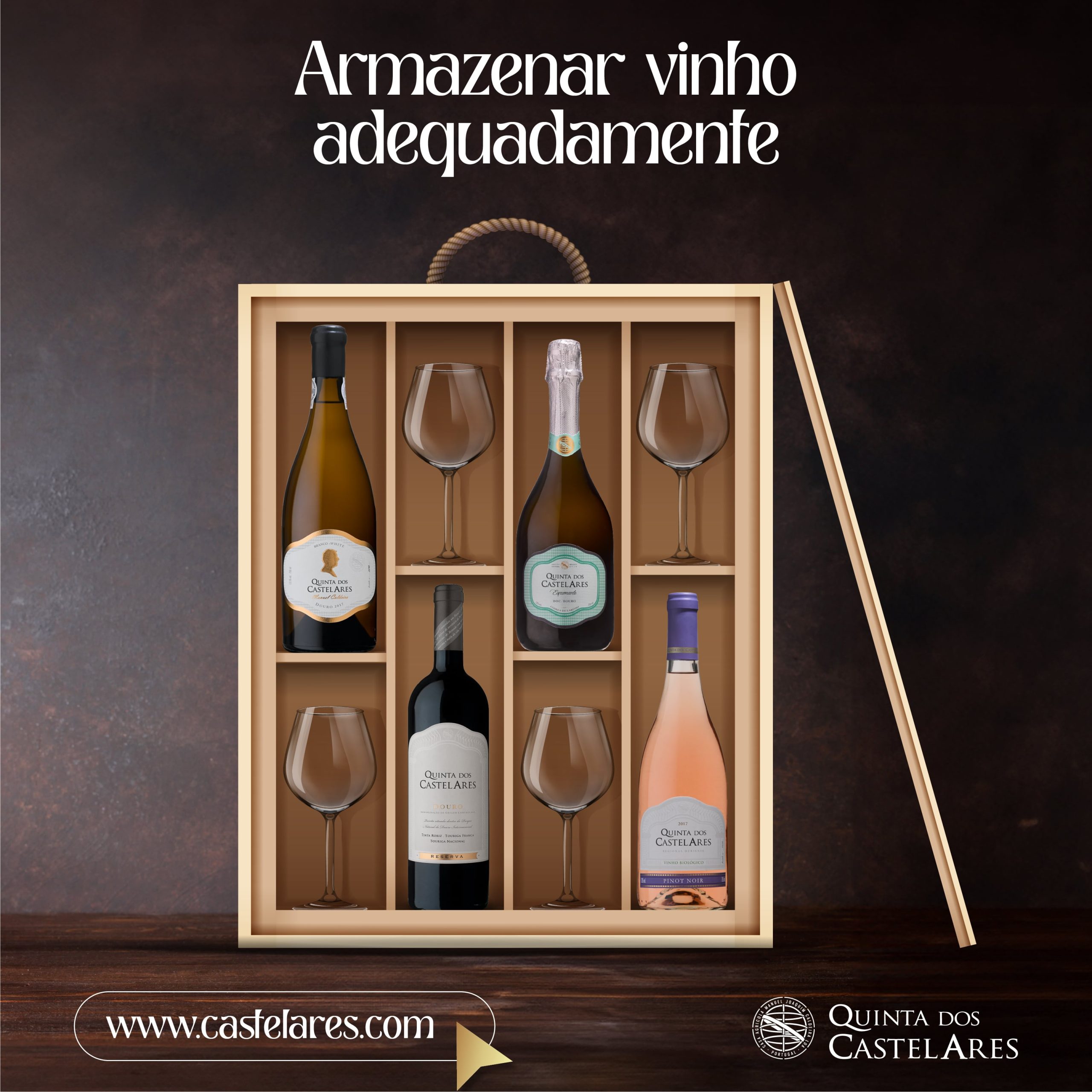 Como armazenar vinho adequadamente?